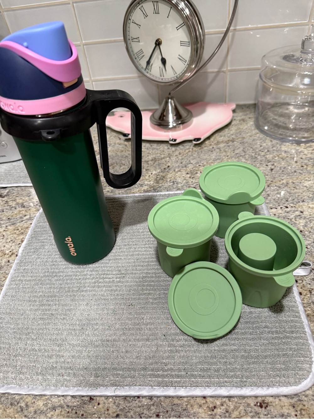 OWALA 24 oz Free Sip Insulated Bottle Ice Cube Mold & Handle